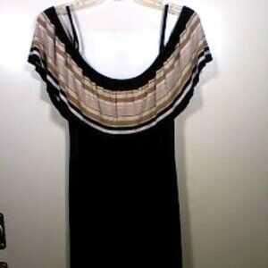 Bailey 44 Black Tan Summer Dress Size: M